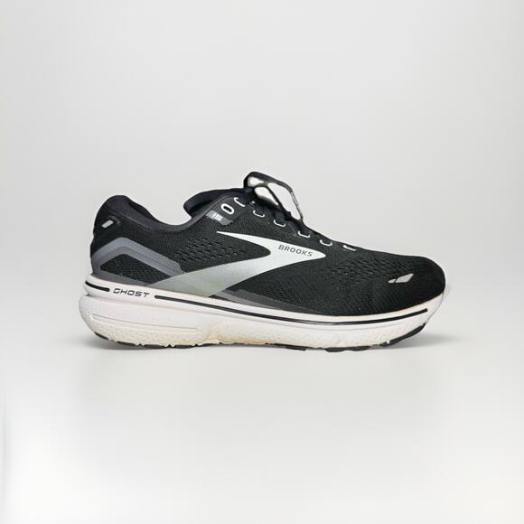 Brooks Ghost 15 Men’s 7.5 Wide Black White Running Shoes Neutral Trainer main image 5